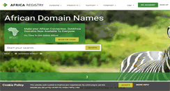 Desktop Screenshot of africaregistry.com